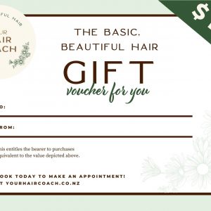 Your Hair Coach Auckland Gift Vouchers 110