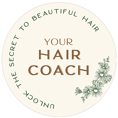 your hair coach unlock the secrets to beautiful hair auckland nz stylist circle logo yellow_Your Hair Coach Circle Logo Dark 500